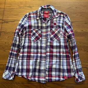Dickies Pink and Purple Flannel Classic Style